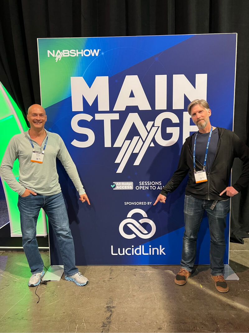 Pete & George at NAB 2023