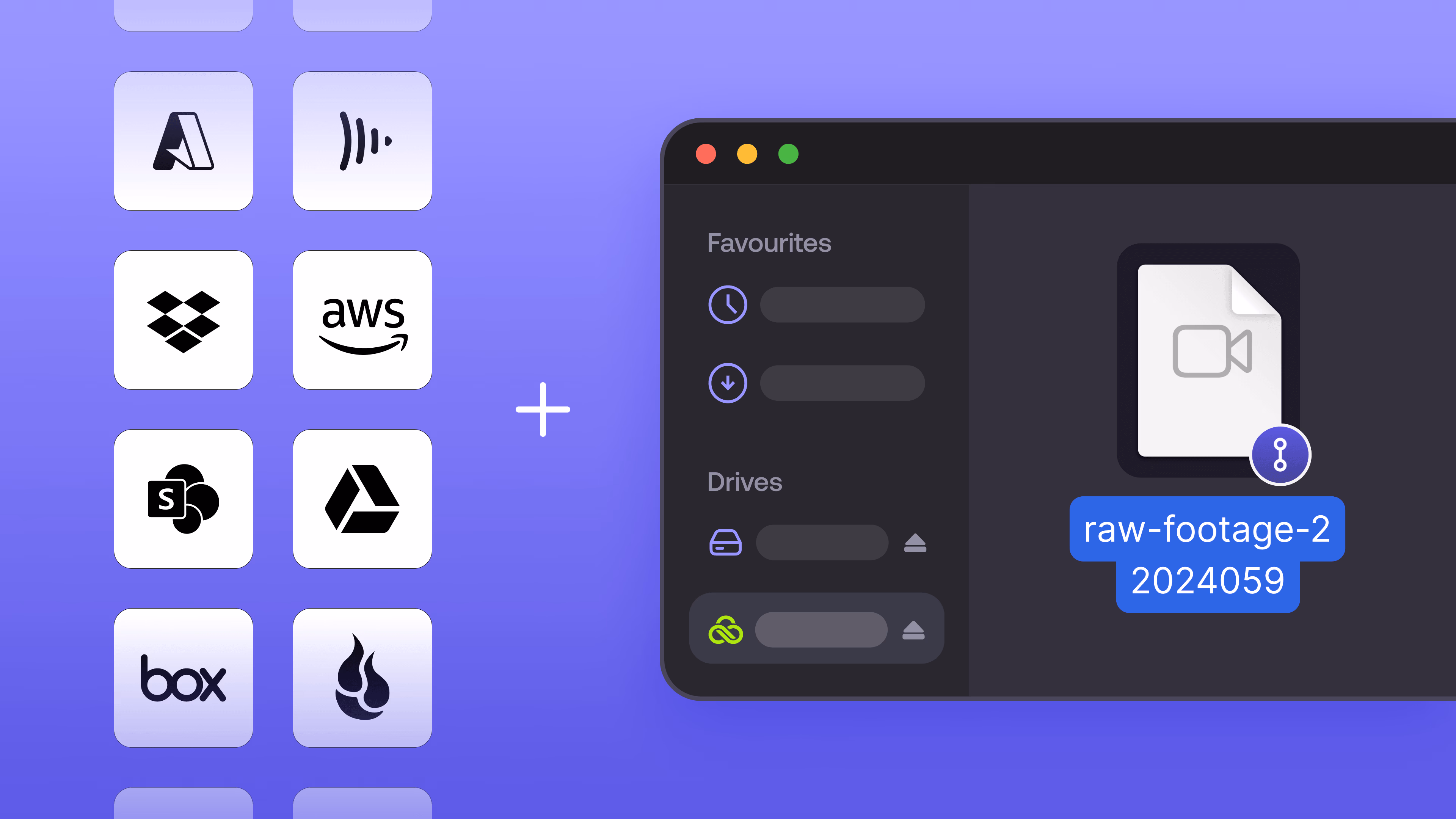 LucidLink connect integrations.
