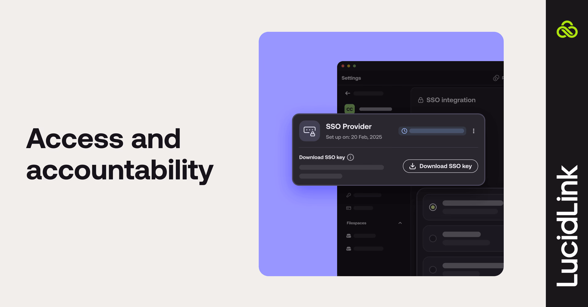 Access and accountability features.