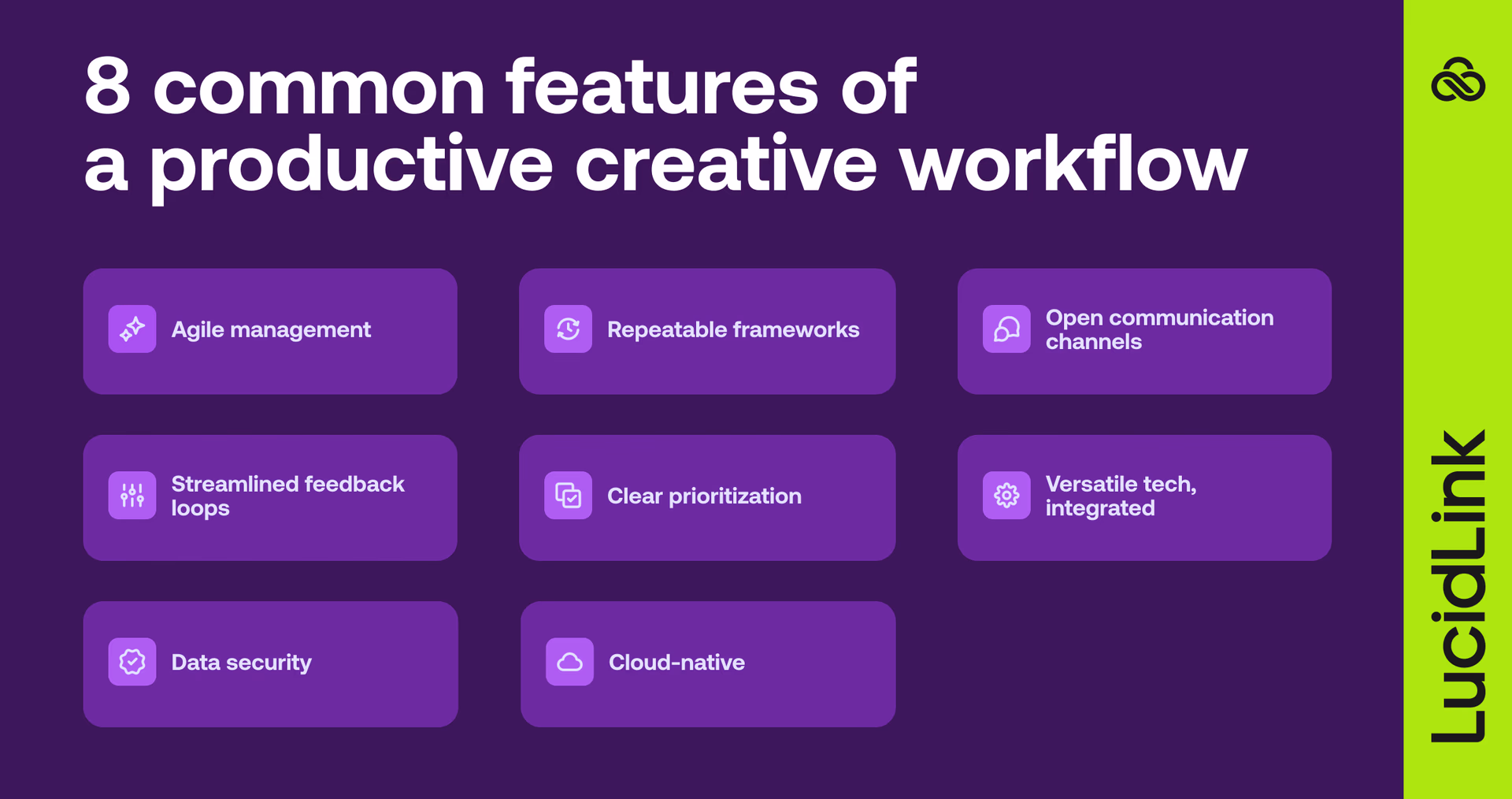 8 common features of a productive creative workflow