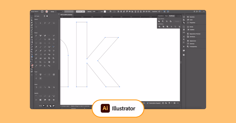 Adobe Illustrator interface