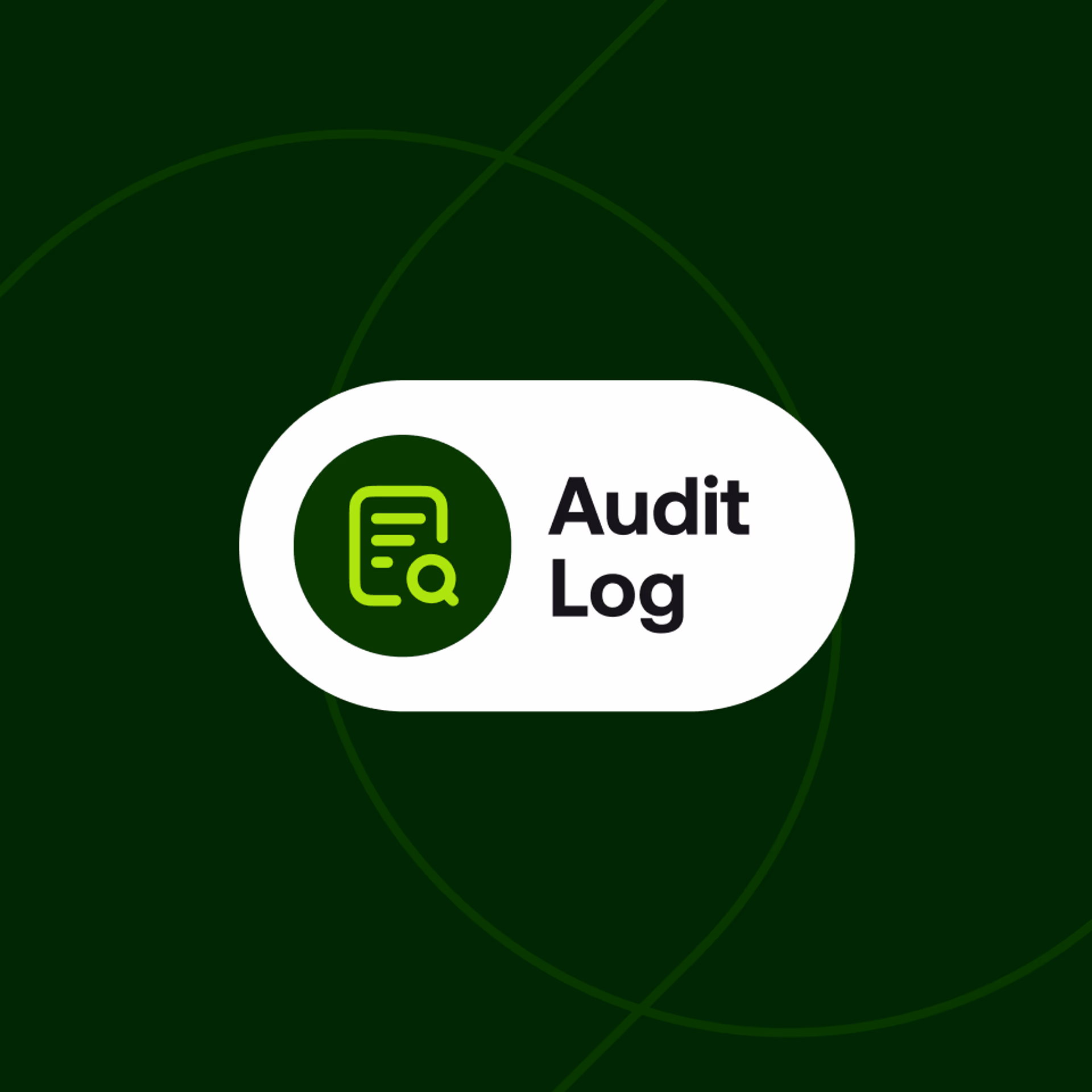 Audit log.
