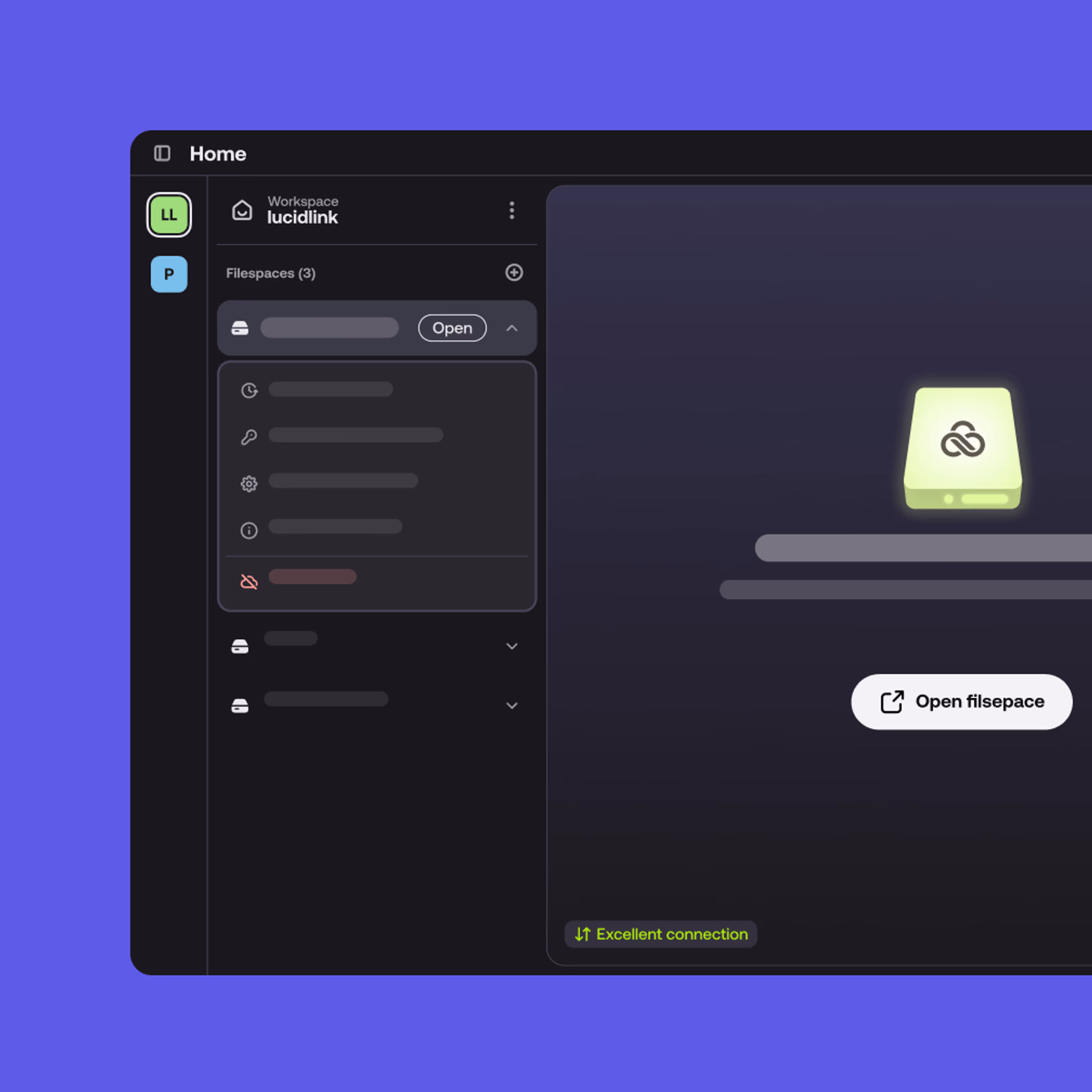 LucidLink filespace
