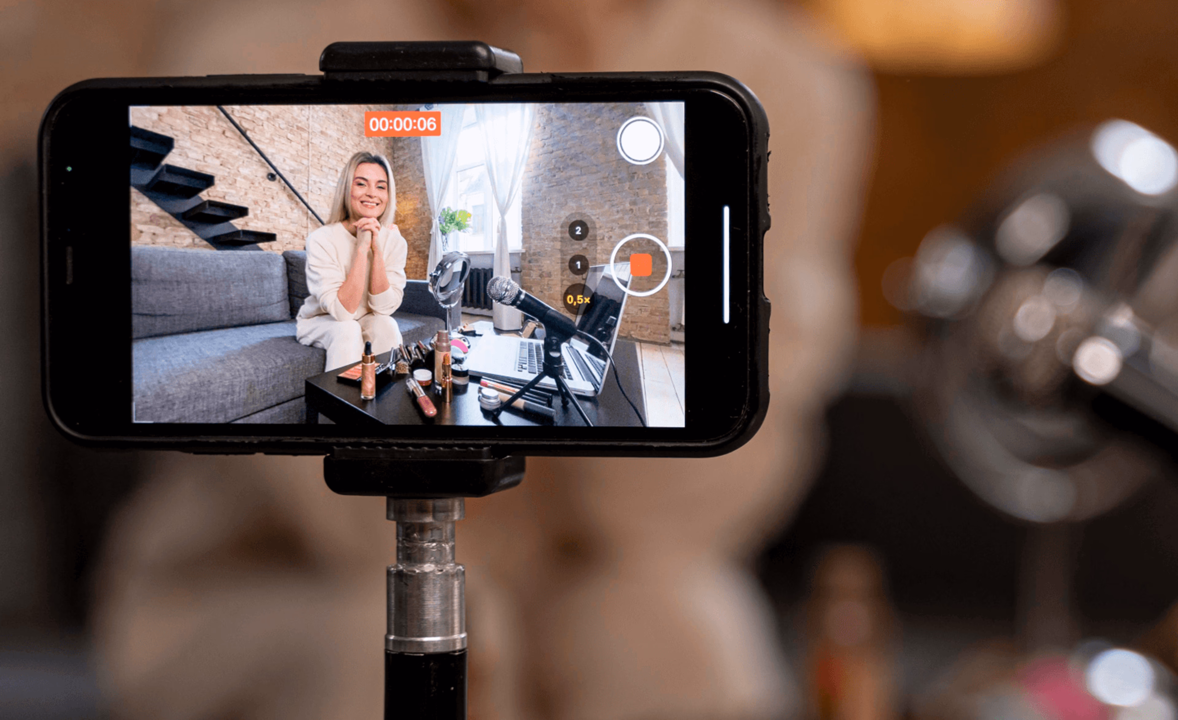 Recording video on mobile