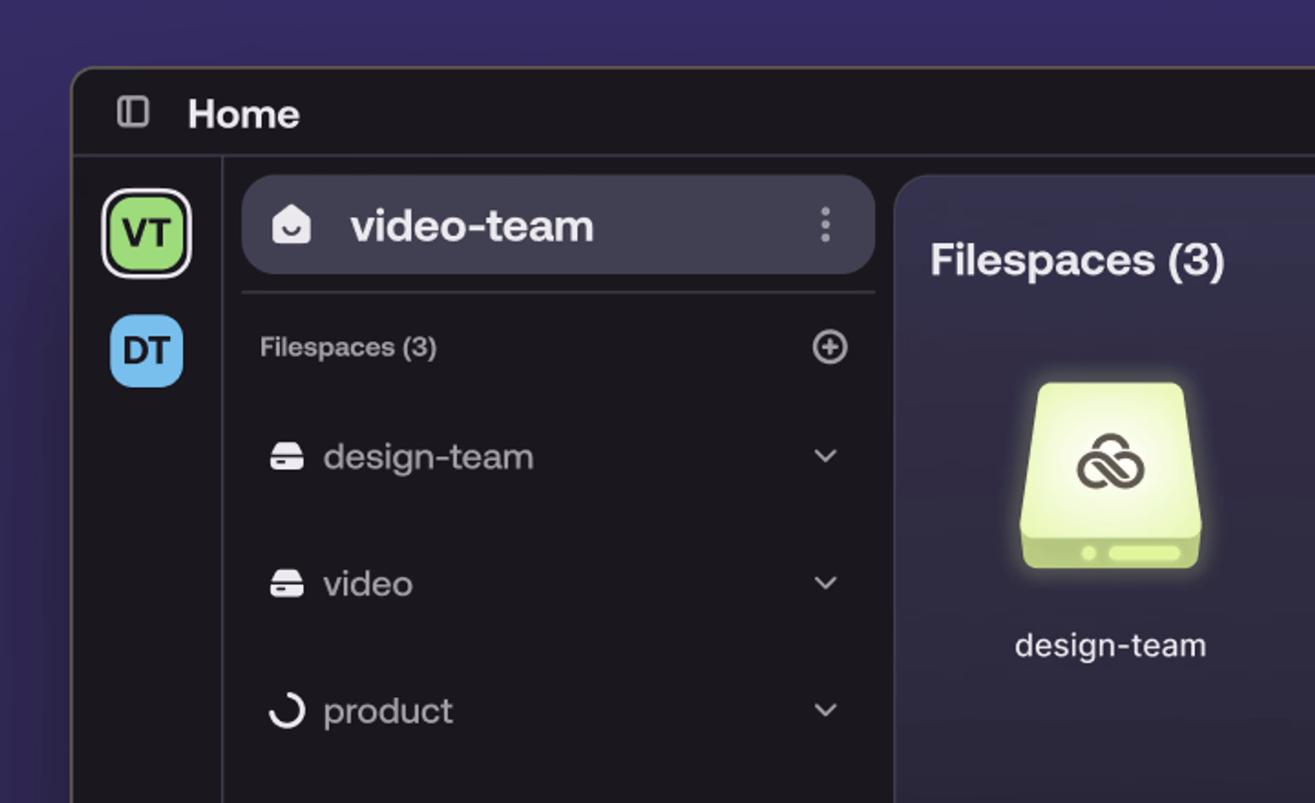 LucidLink shared filespace