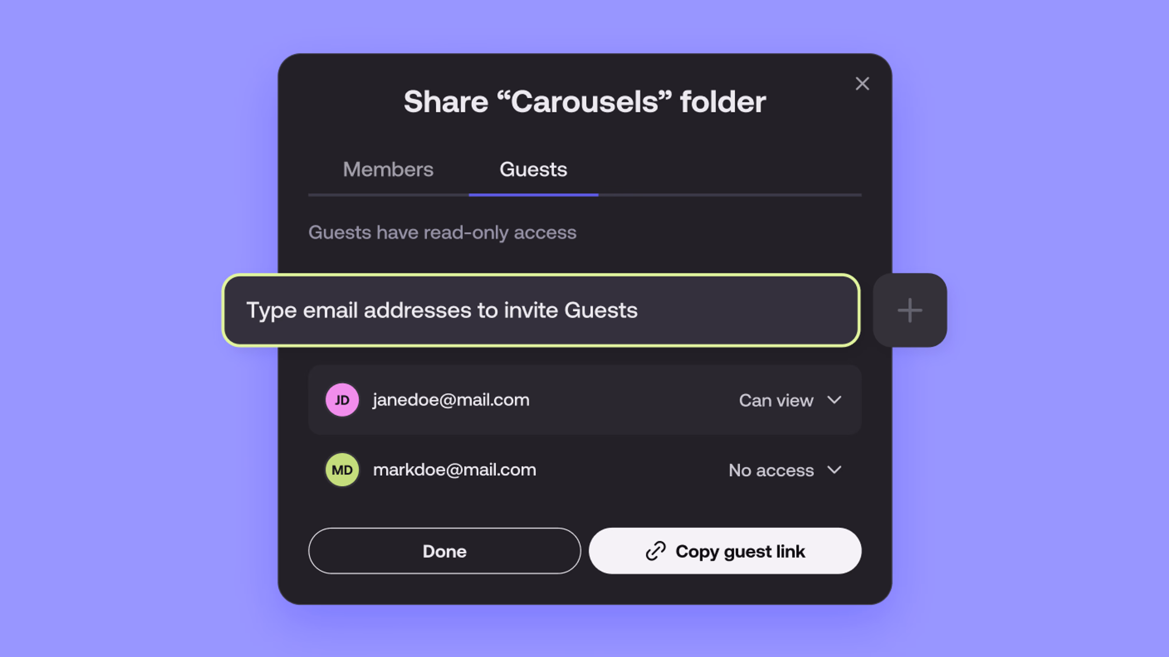 Guest Access in LucidLink