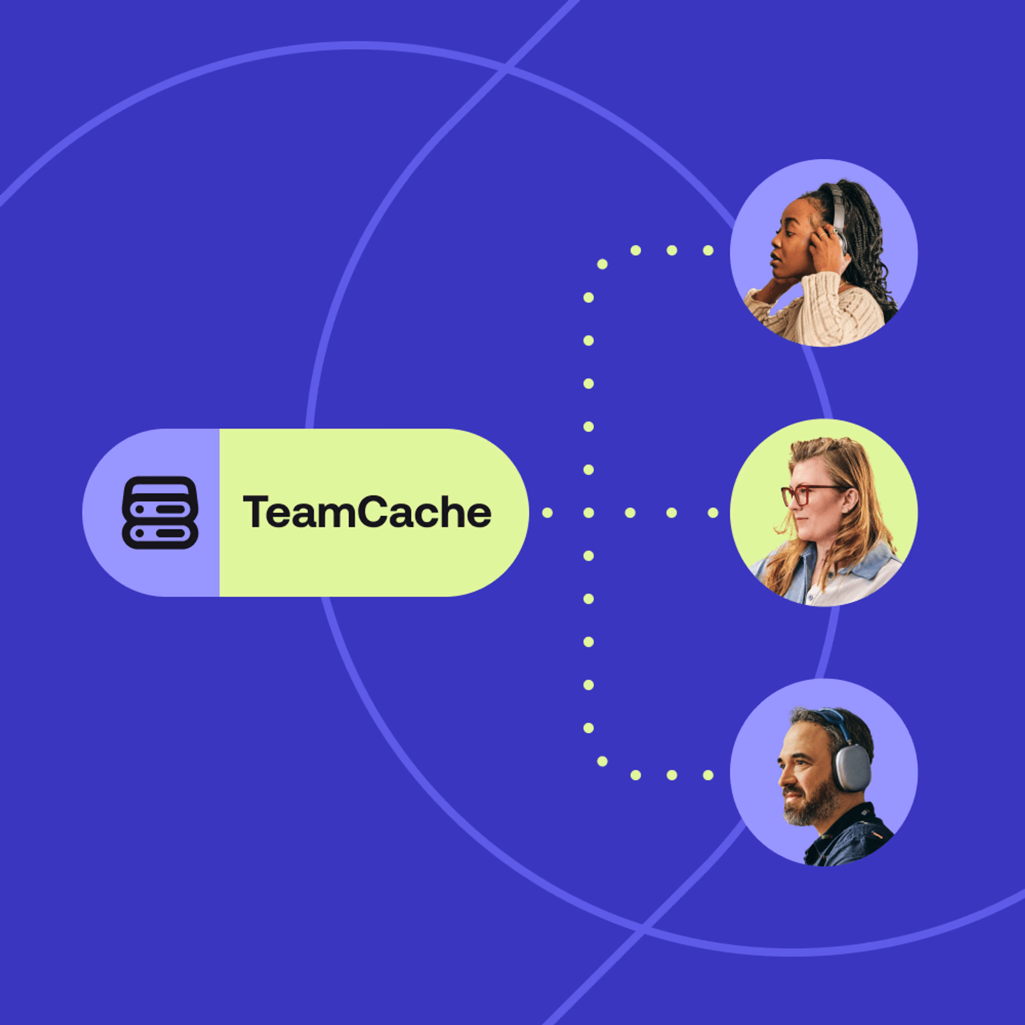 TeamCache connecting teams working in different locations.