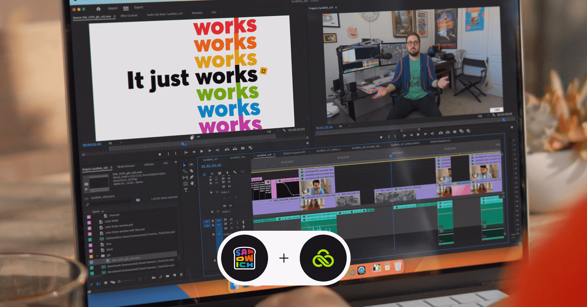 Cloud video editing workflow at Sandwich