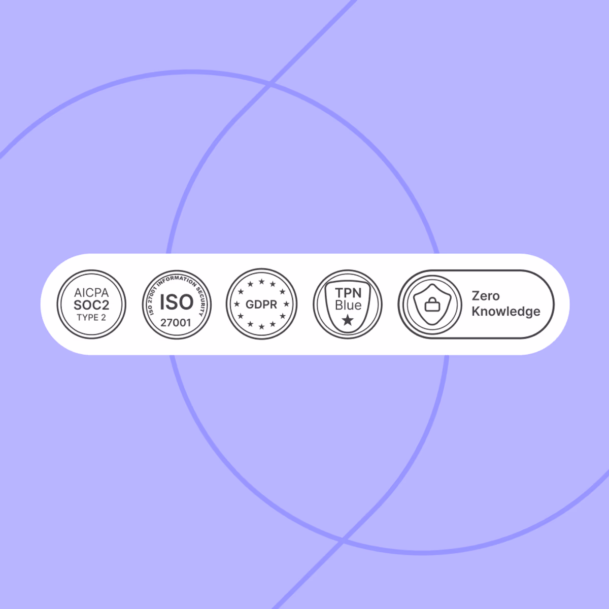 Security badges.