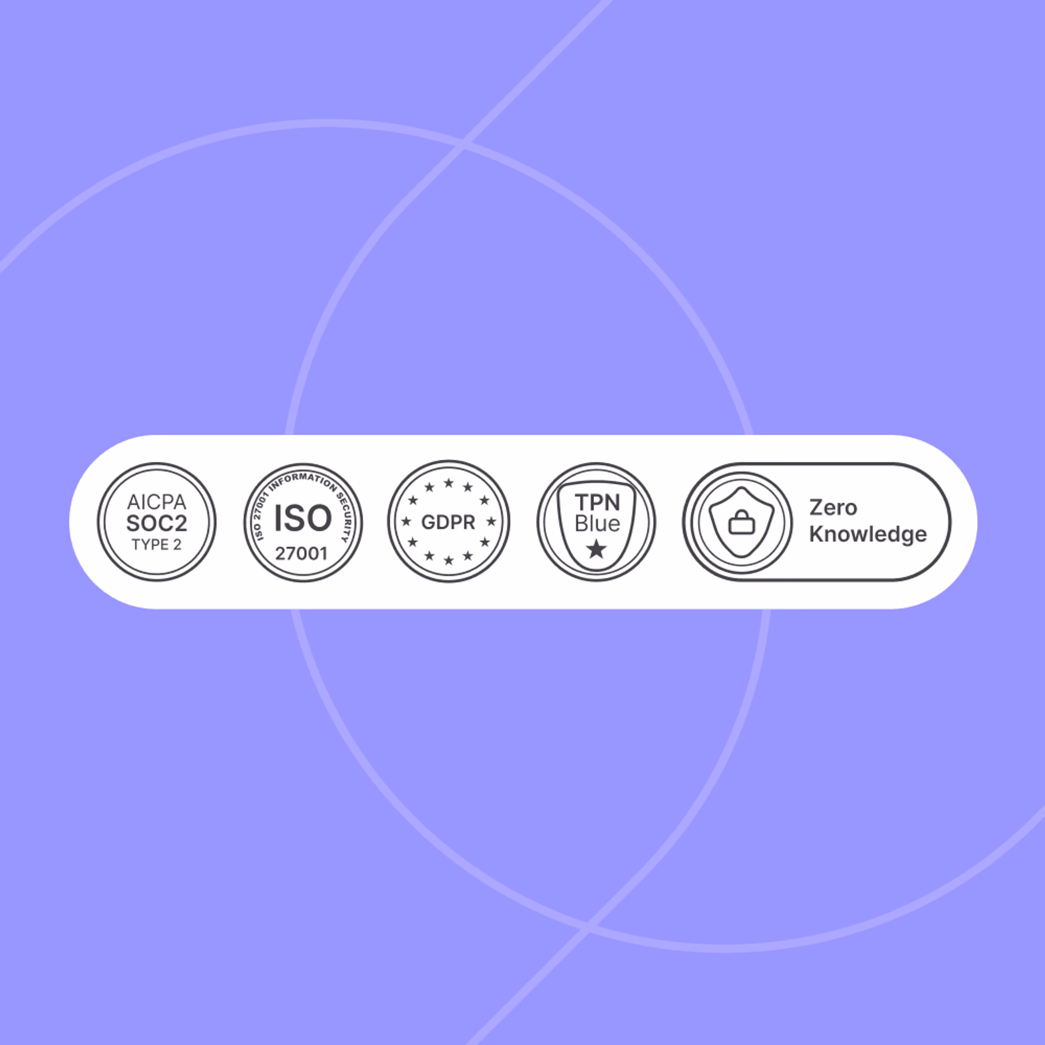 Security badges.