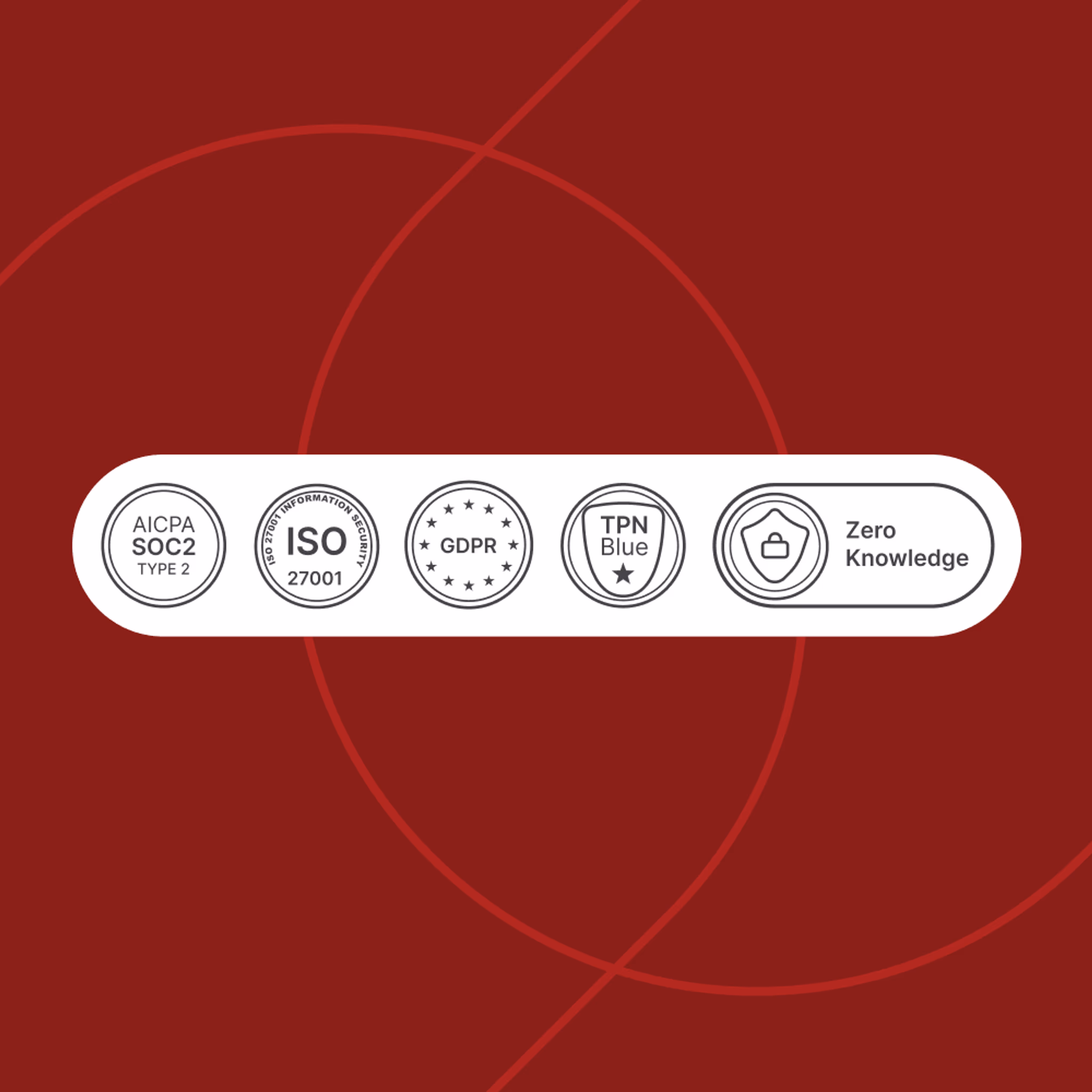 Security badges. 