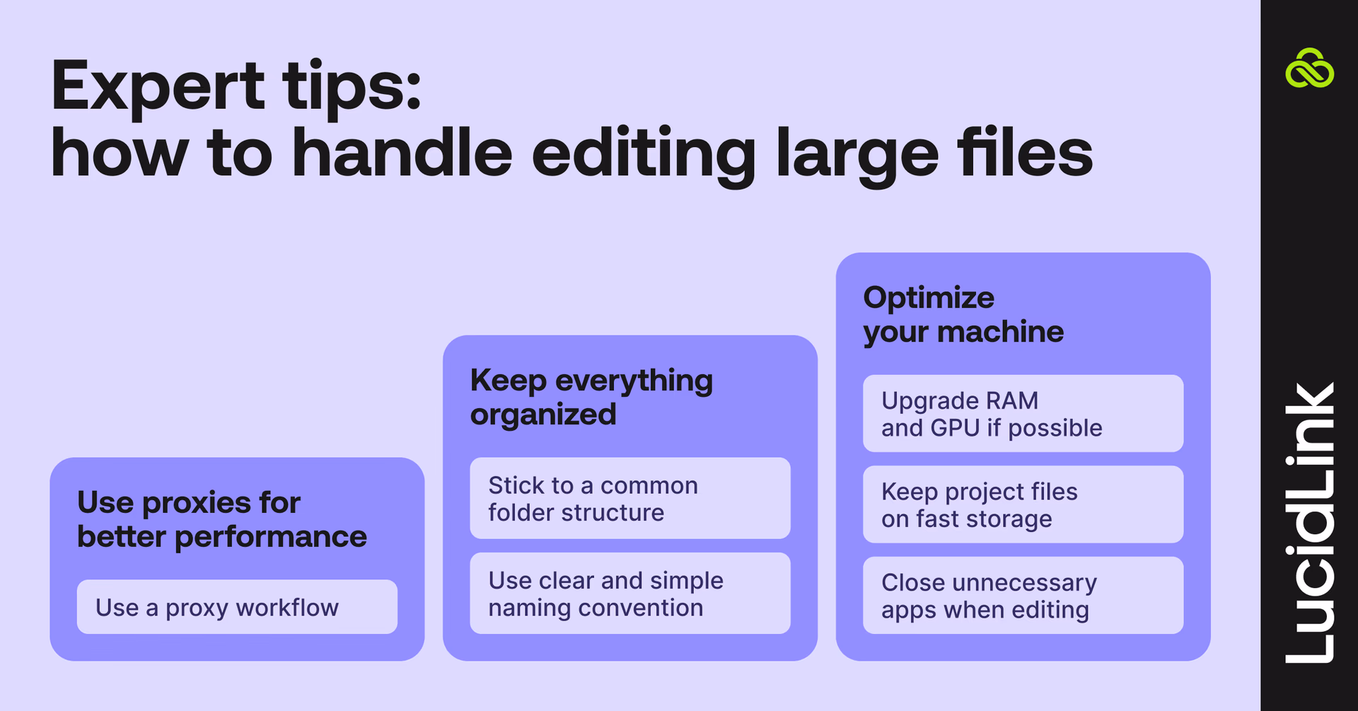 Expert tips on how to handle editing large files