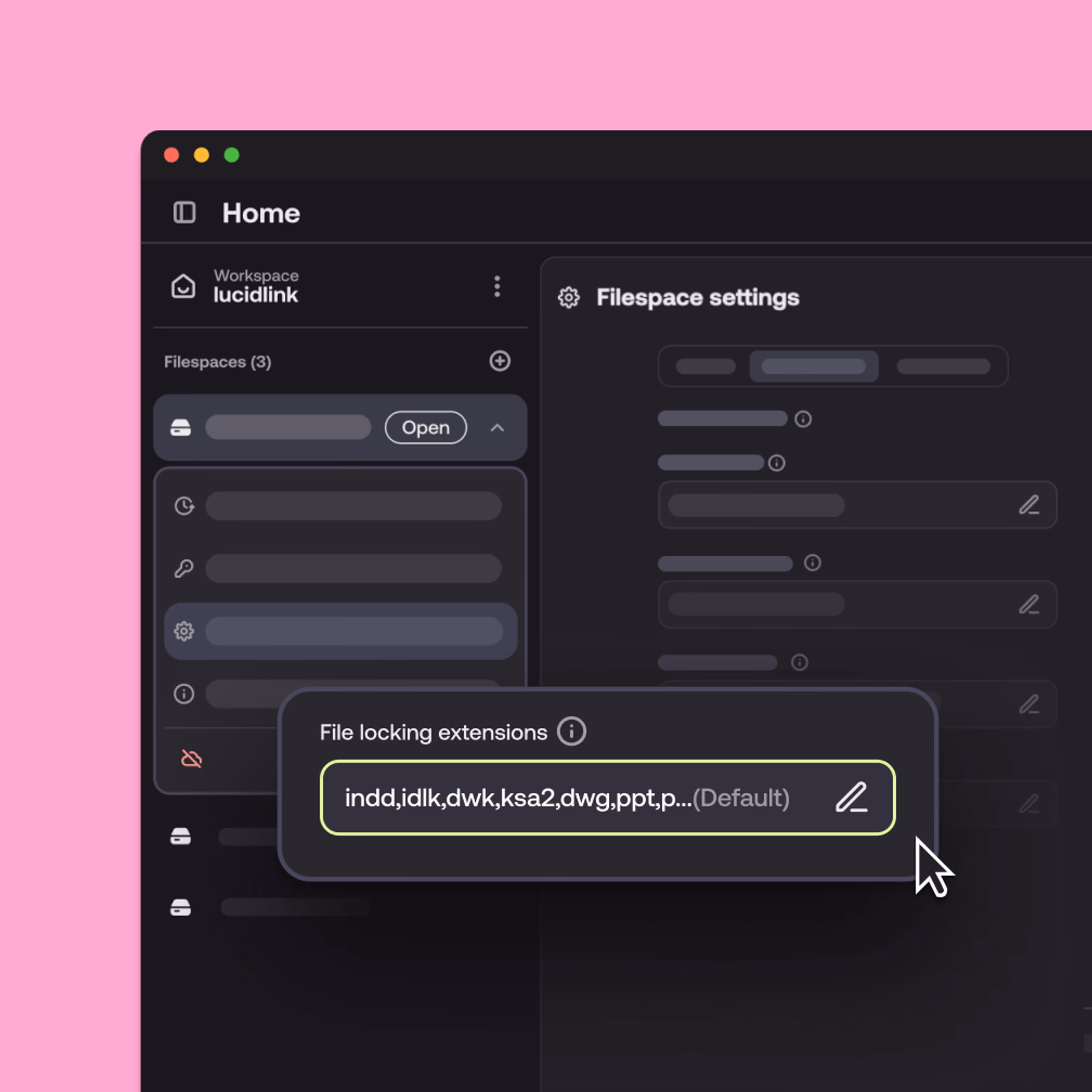 LucidLink file locking