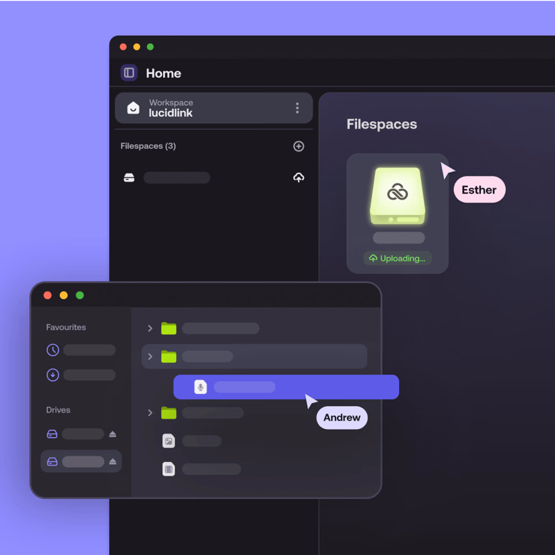 LucidLink workspace