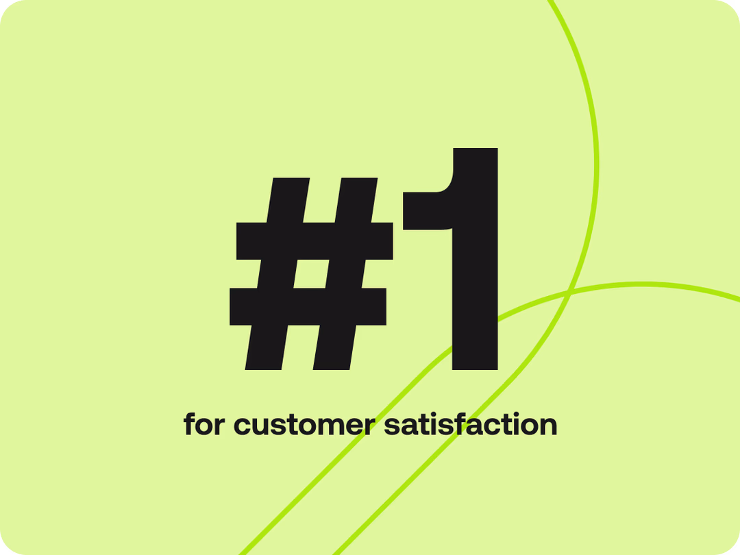 #1 for customer satisfaction
