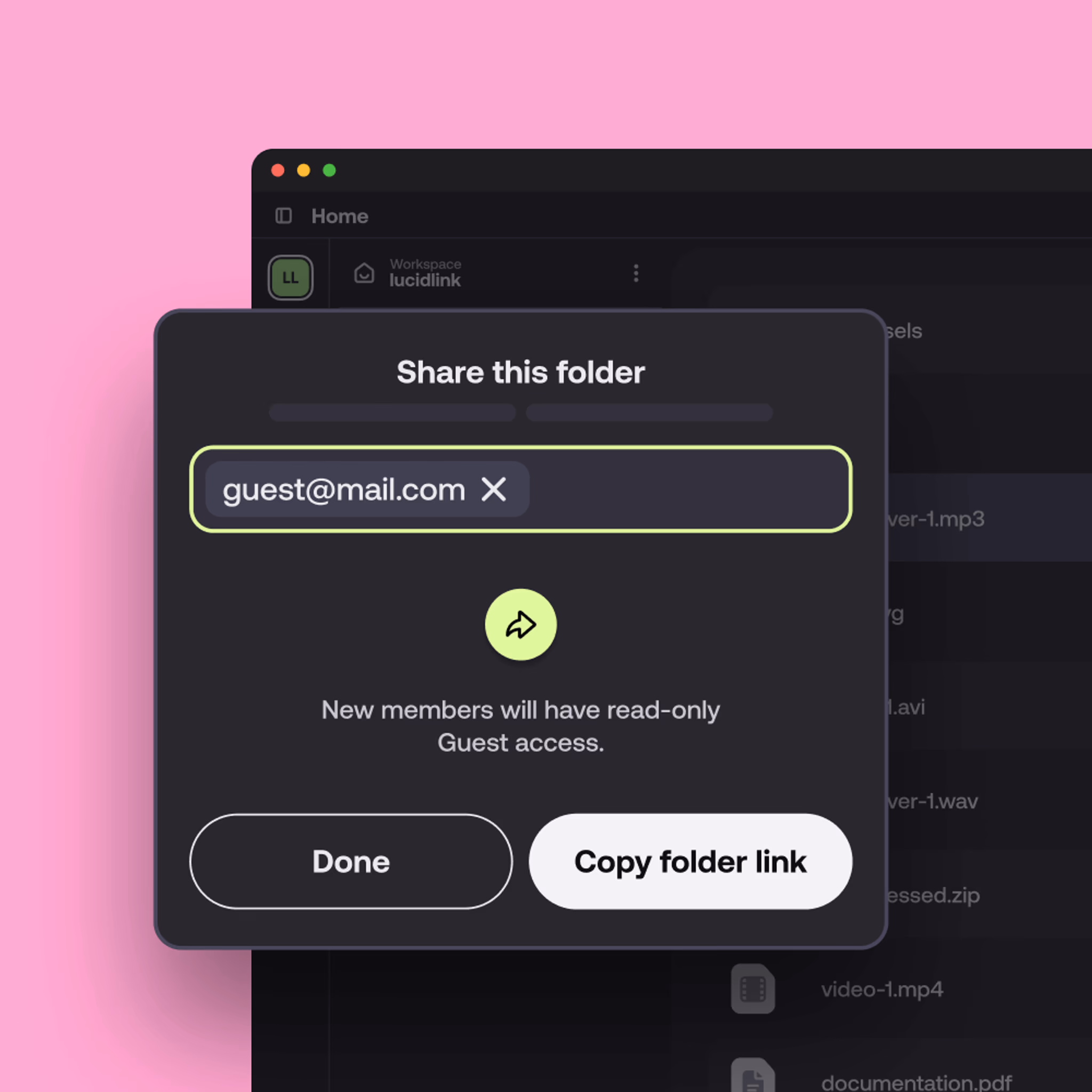 Guest access feature