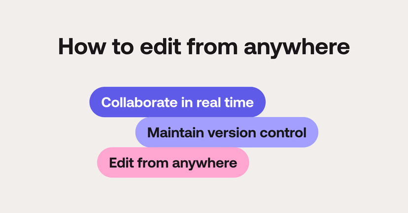 How to edit from anywhere with LucidLink