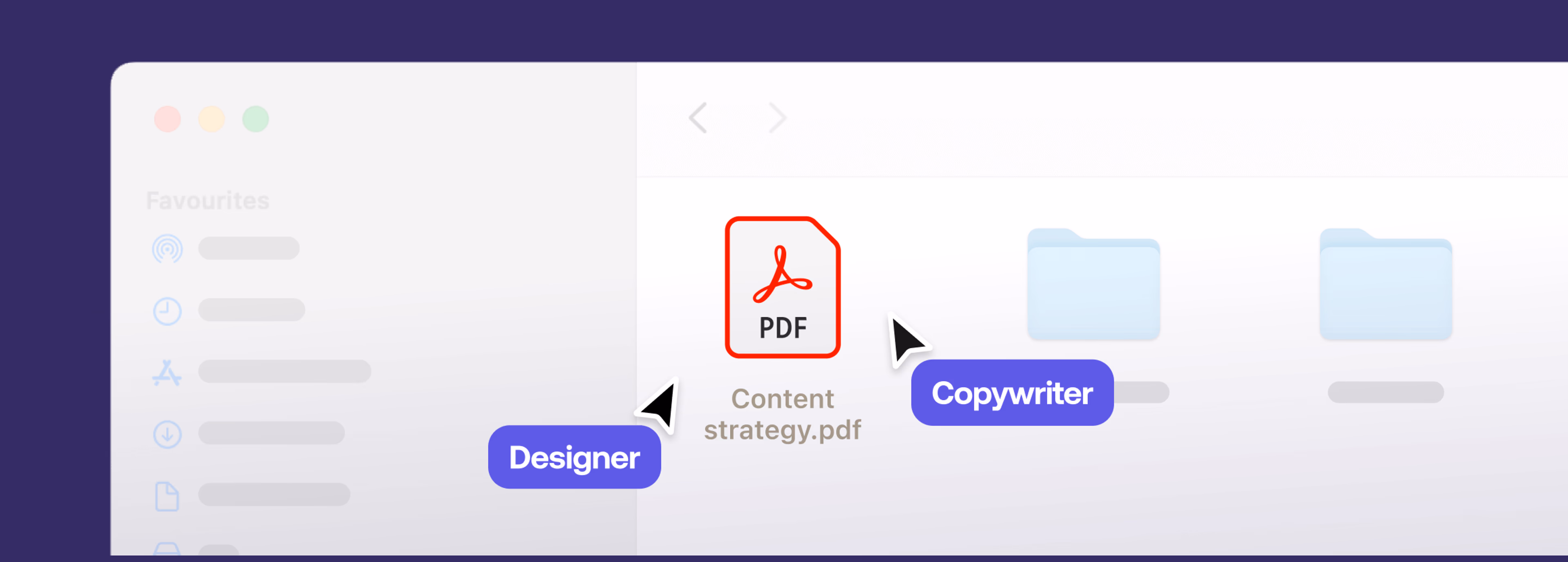 Collaborating on a pdf file