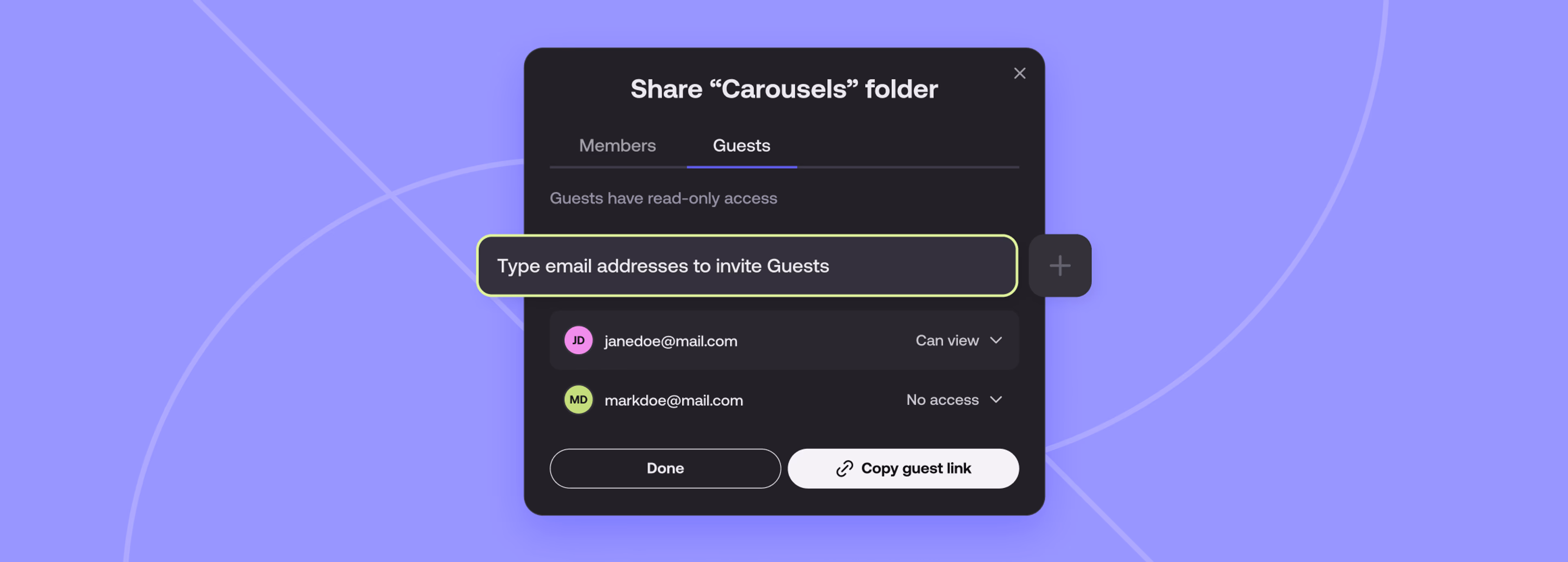 Guest Access in LucidLink