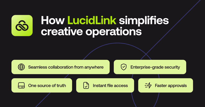 How LucidLink simplifies creative operations