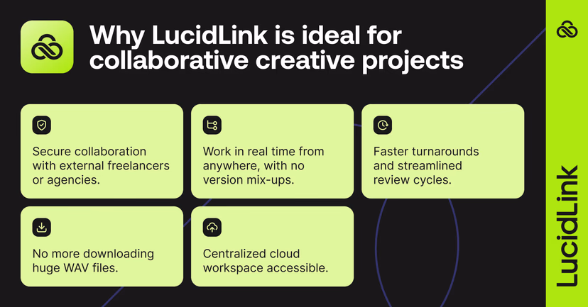 Five ways how LucidLink simplifies creative operations