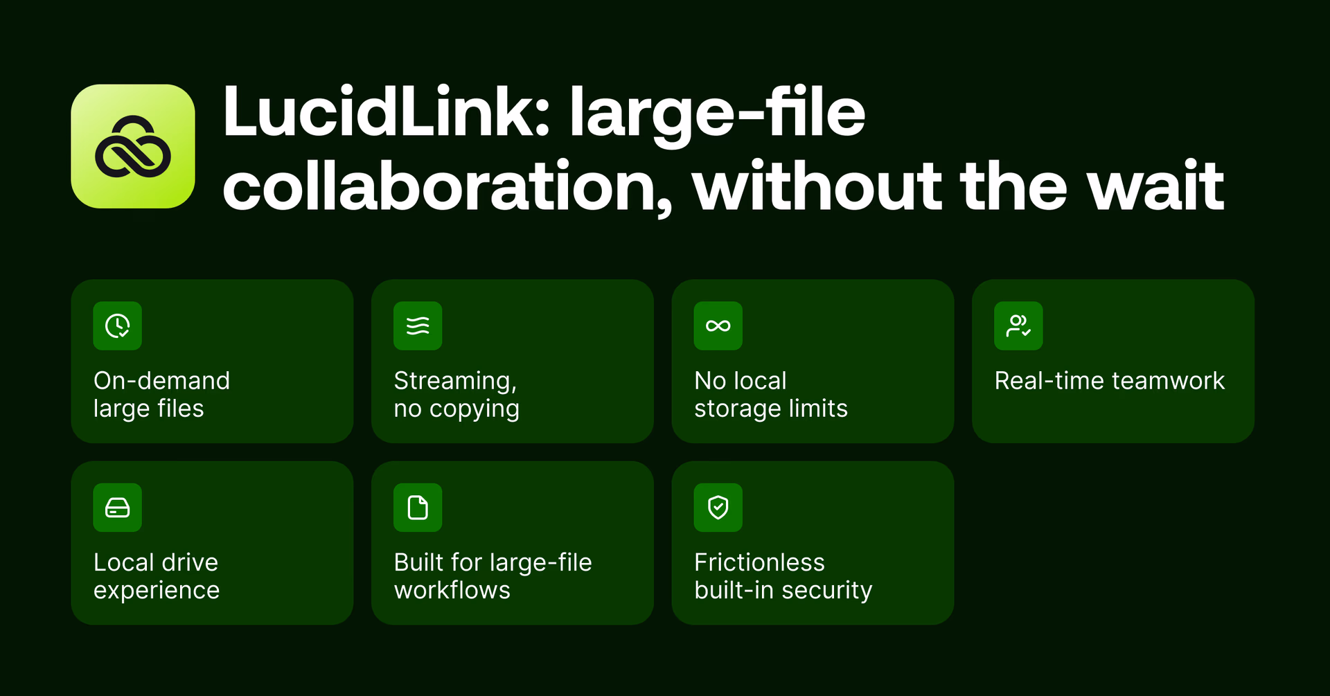 LucidLink: large file collaboration without the wait.