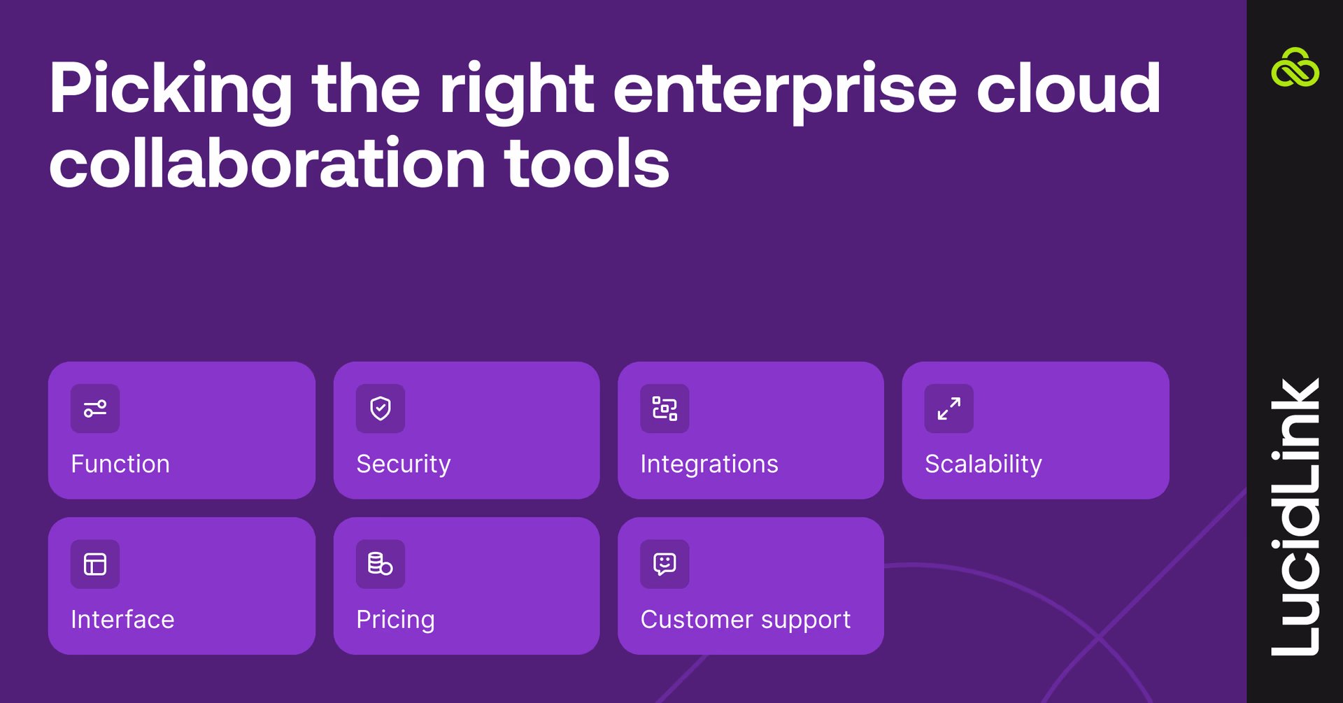 What to look for in enterprise cloud collaboration tools.