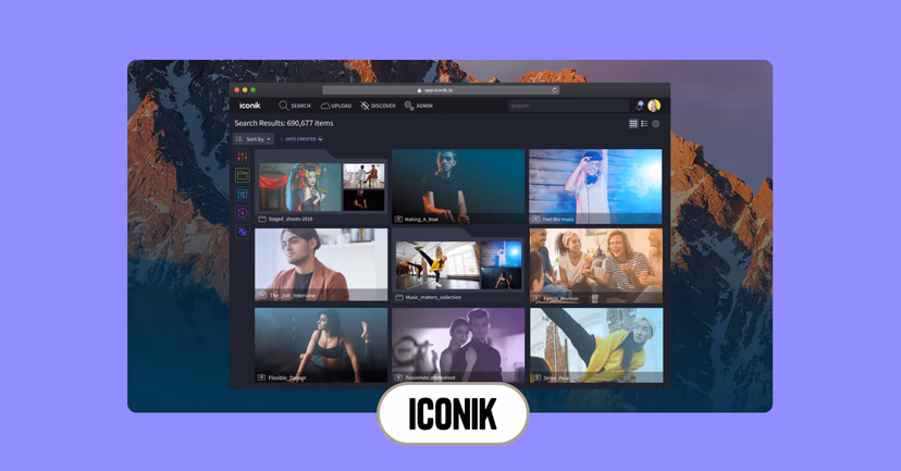 ICONIK interface