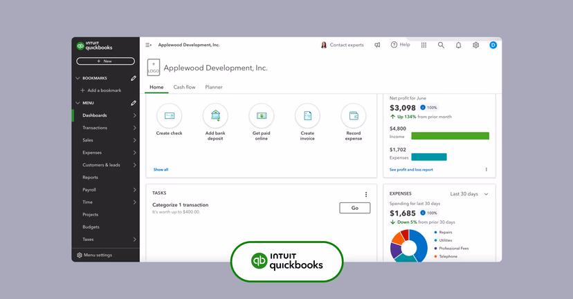 Intuit quickbooks interface