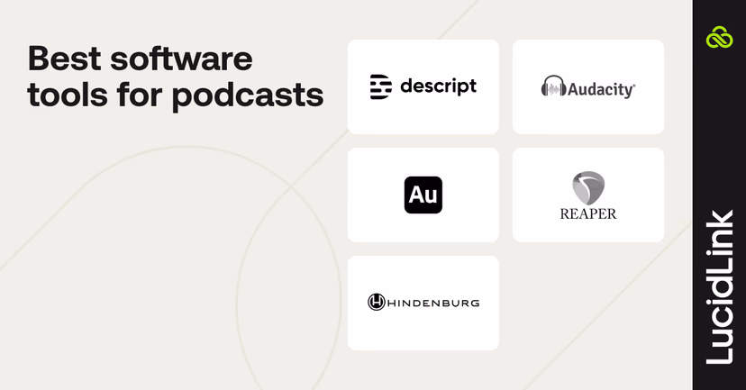 Best software tools for podcasts