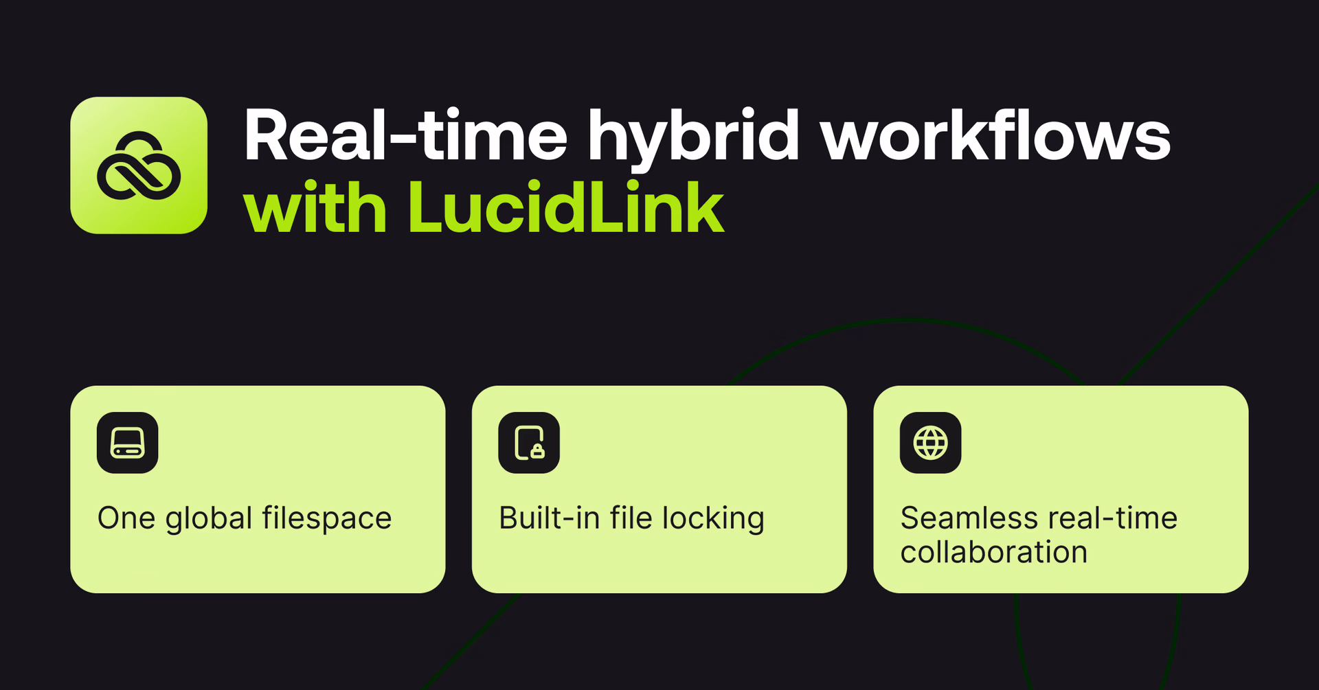 Real-time hybrid workflows with LucidLink