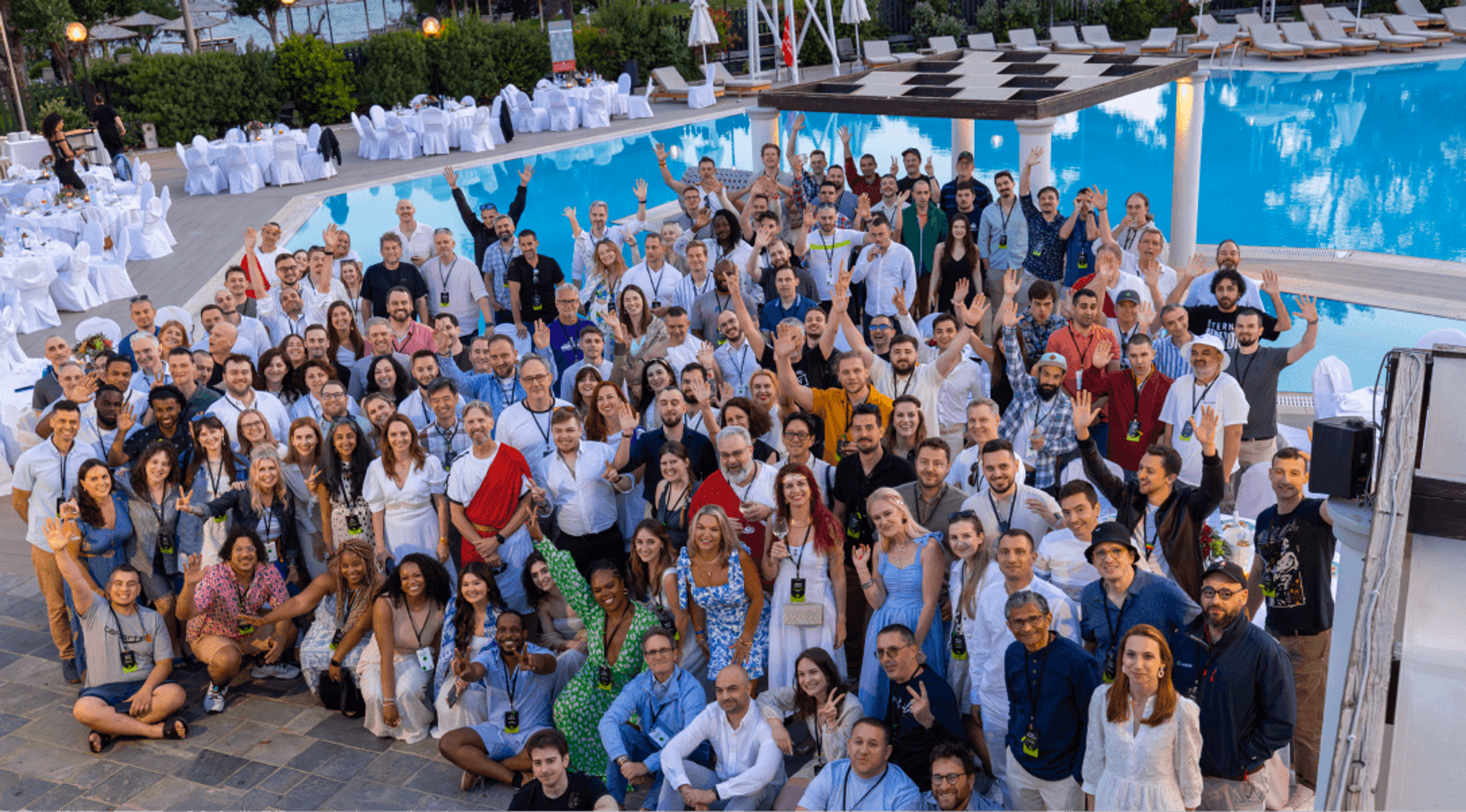 LucidLink offsite in Greece.