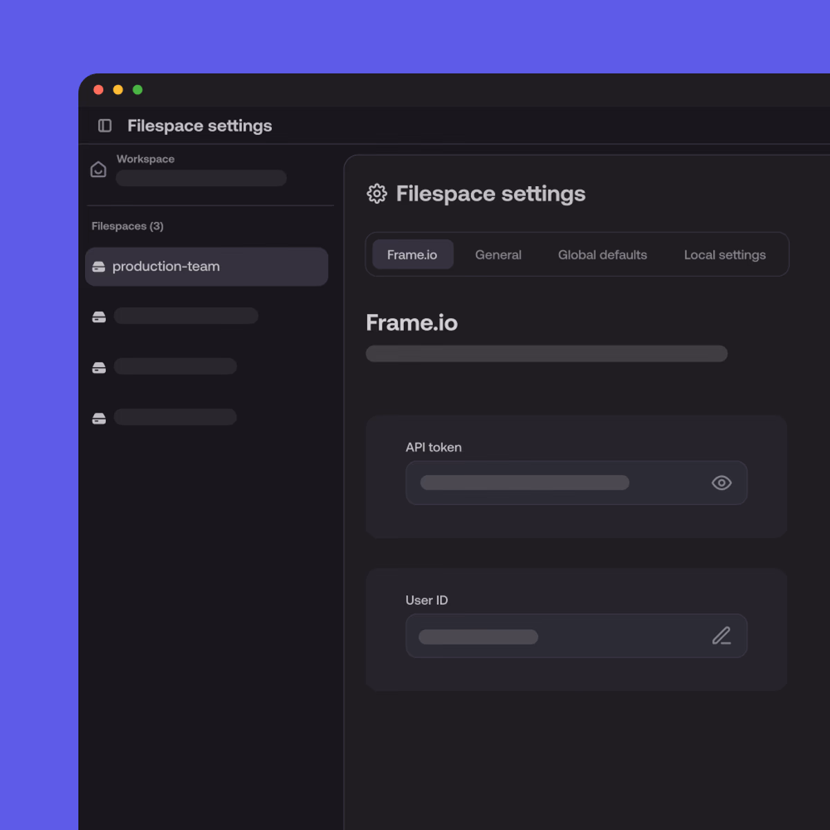 Lucidlink interface
