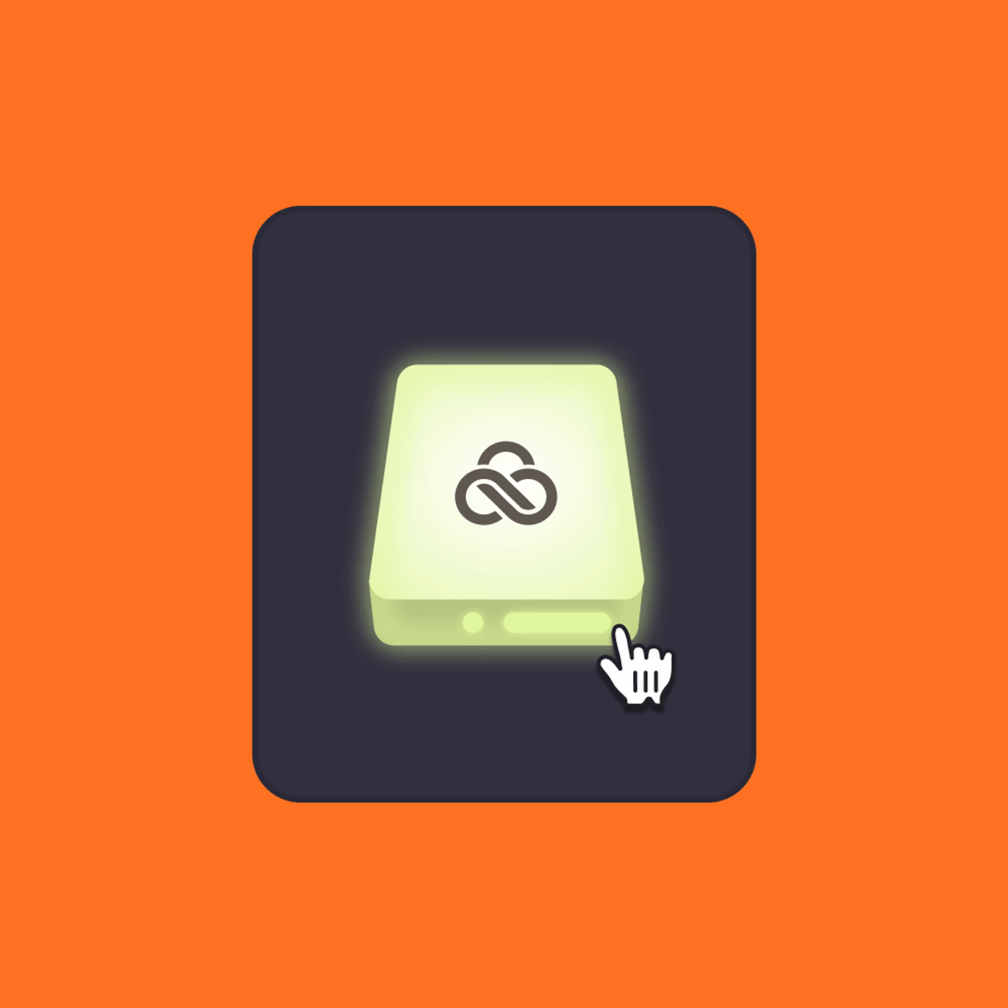 LucidLink hard drive.