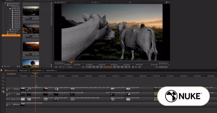 Nuke - best motion graphics tools