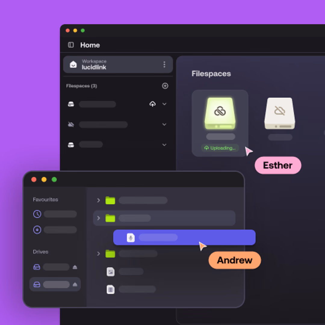 On-demand file streaming with LucidLink