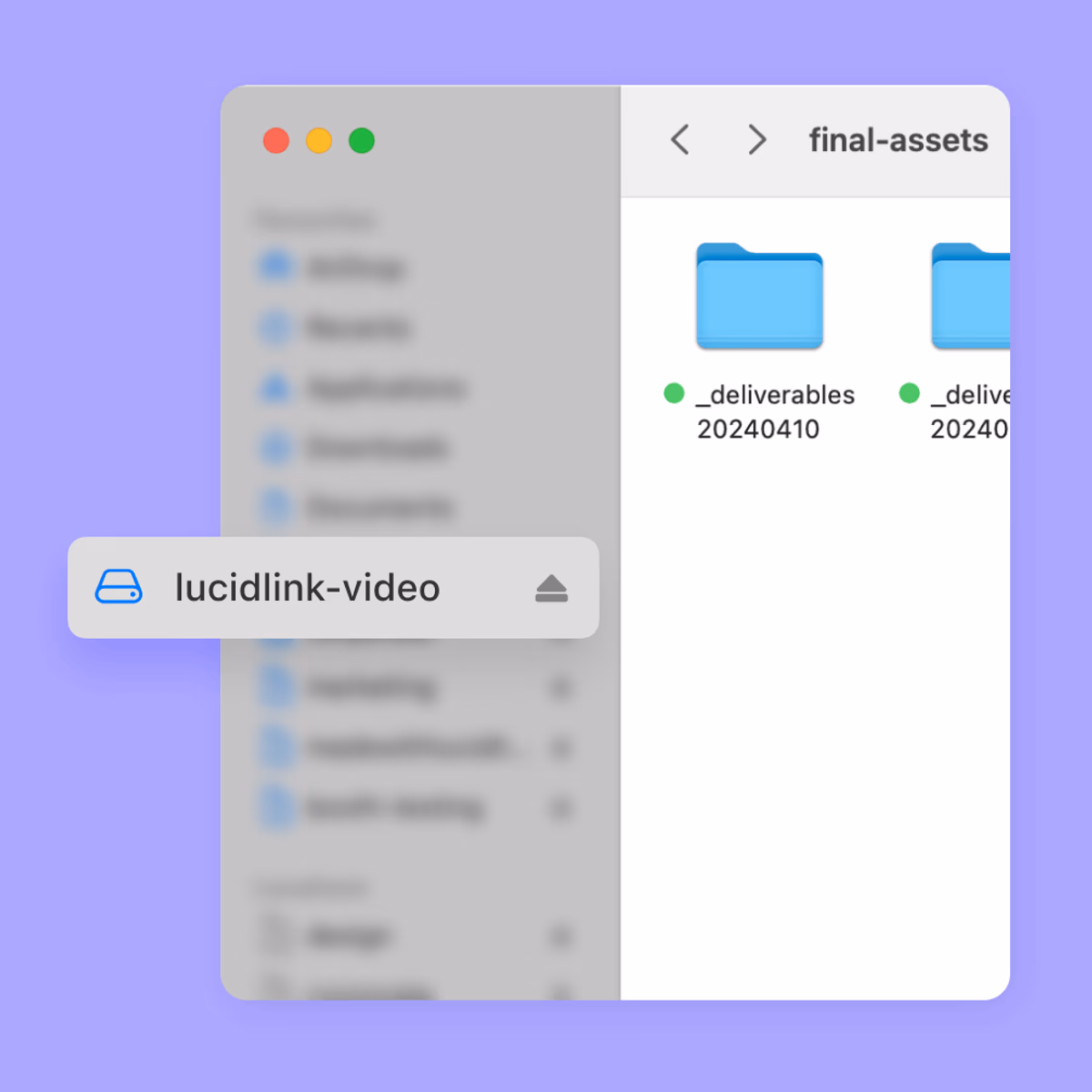 On-demand streaming with LucidLink