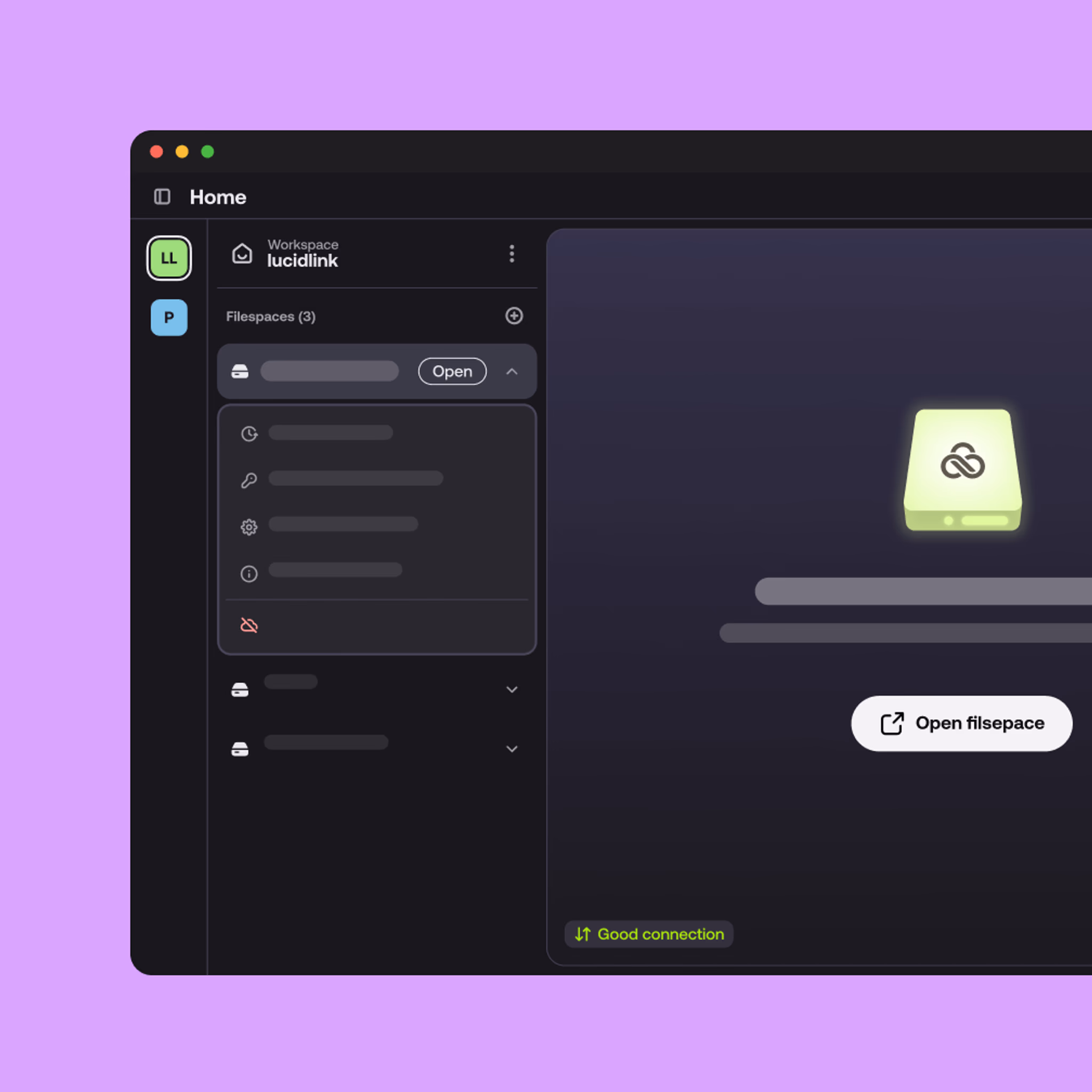 One global filespace