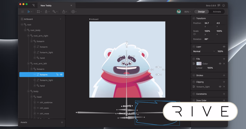 Rive - best motion graphics tools