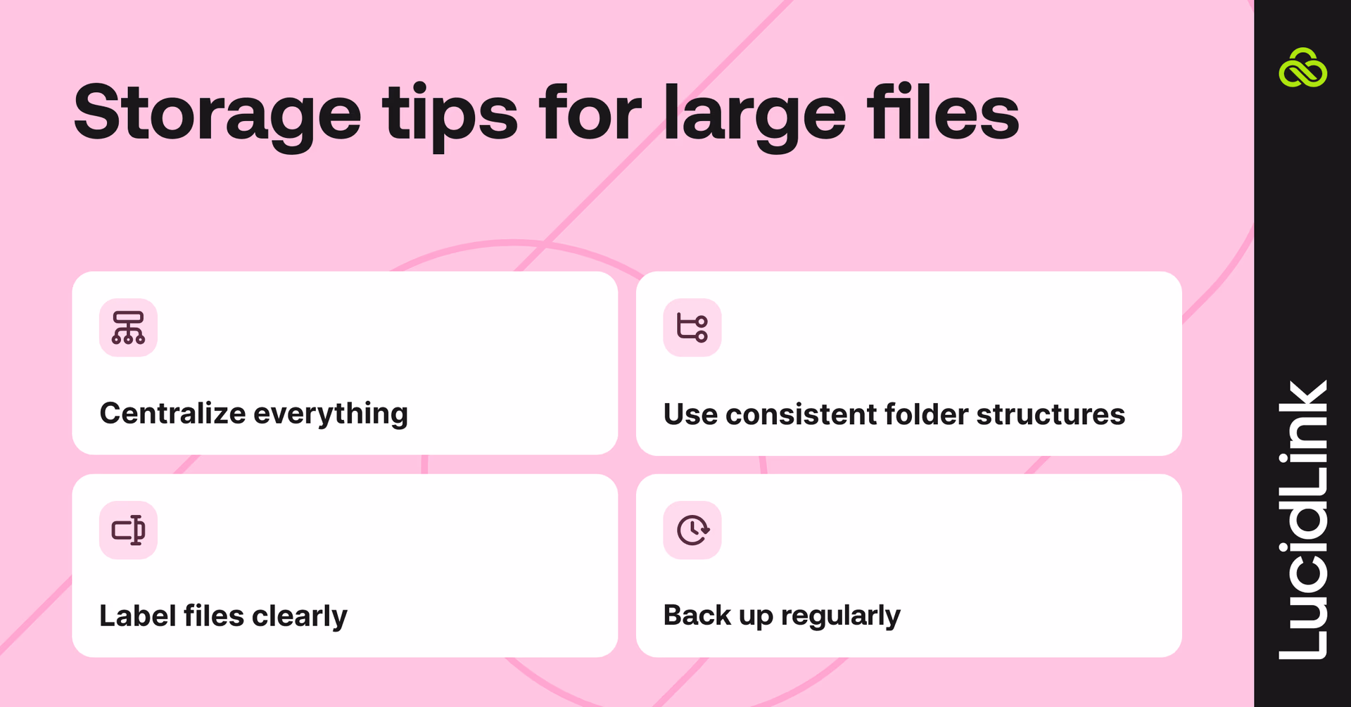 How to store large video files: storage tips