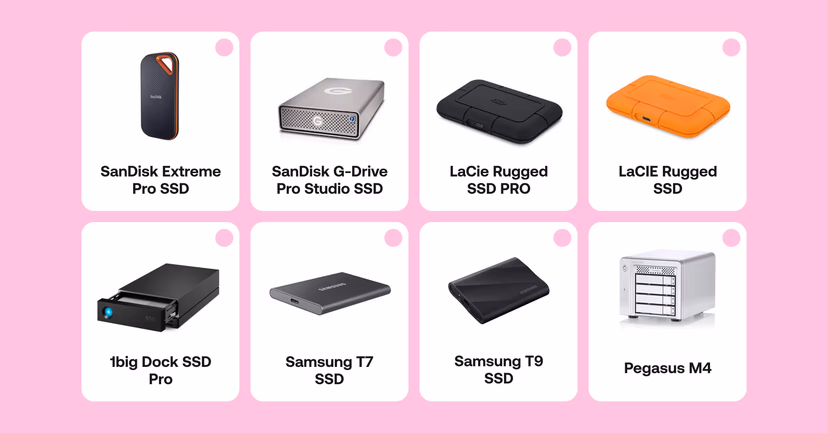 The 8 best external hard drives for video editing