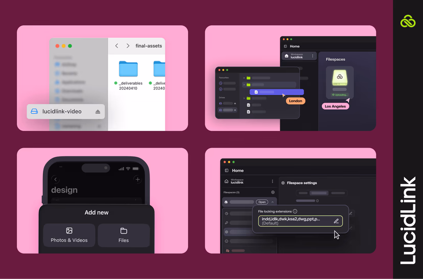 Work directly from one global filespace, anywhere in the world