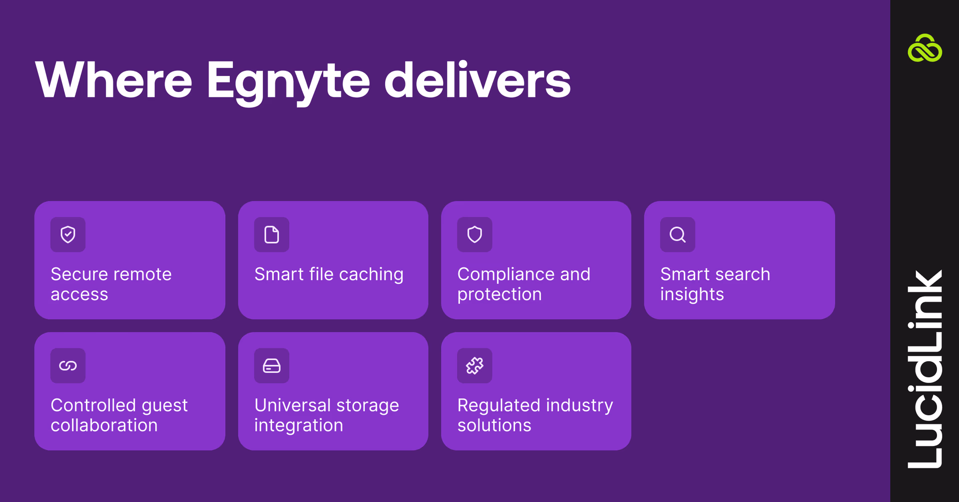 7 areas where Egnyte delivers.
