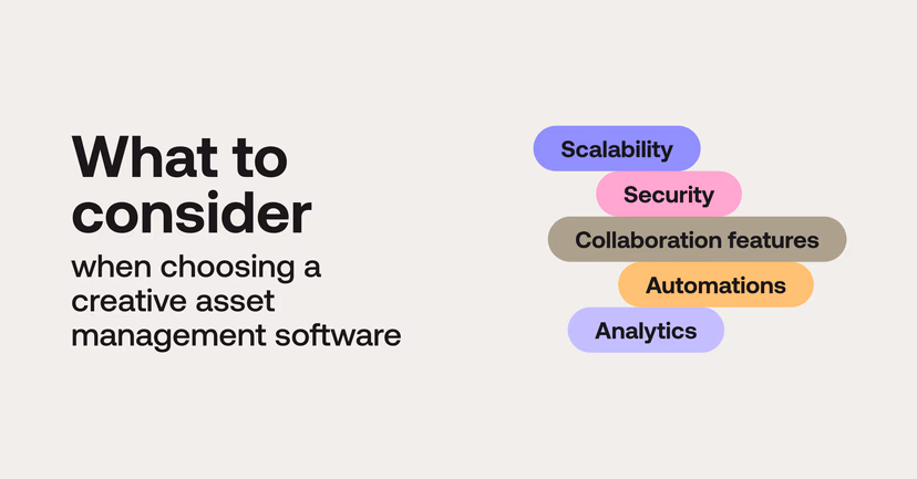 What to look for in creative asset management software