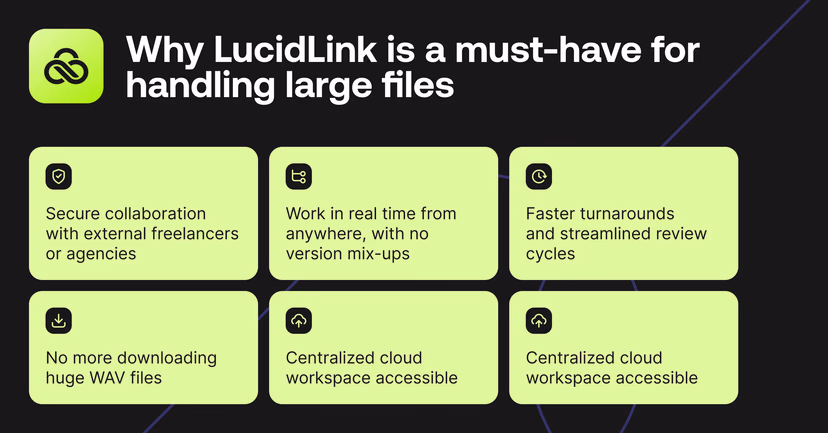 Why LucidLink is a must-have for handling large files