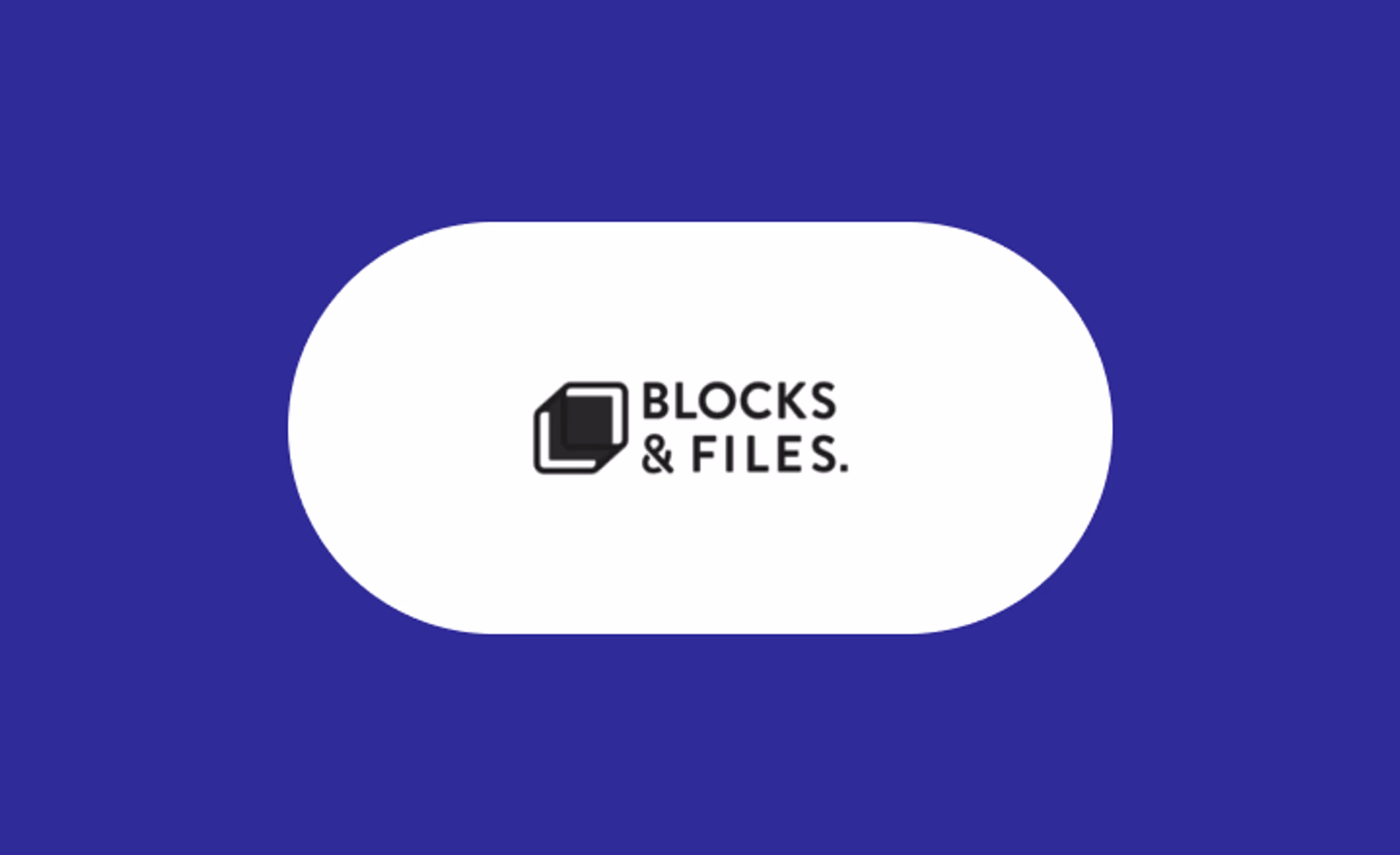 Blocks and Files logo.