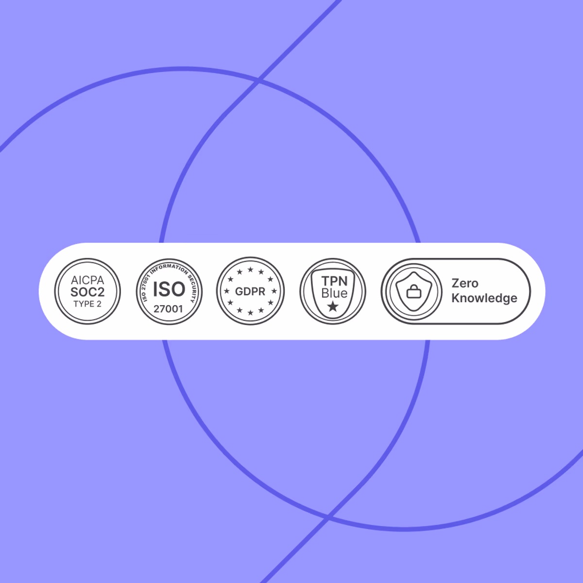Security badges.