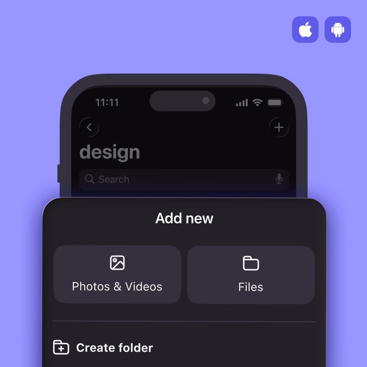 Multi-file upload with background support