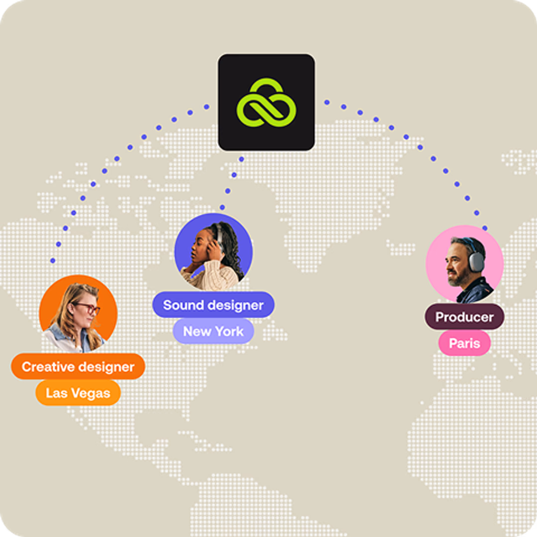 People connected by lucidlink