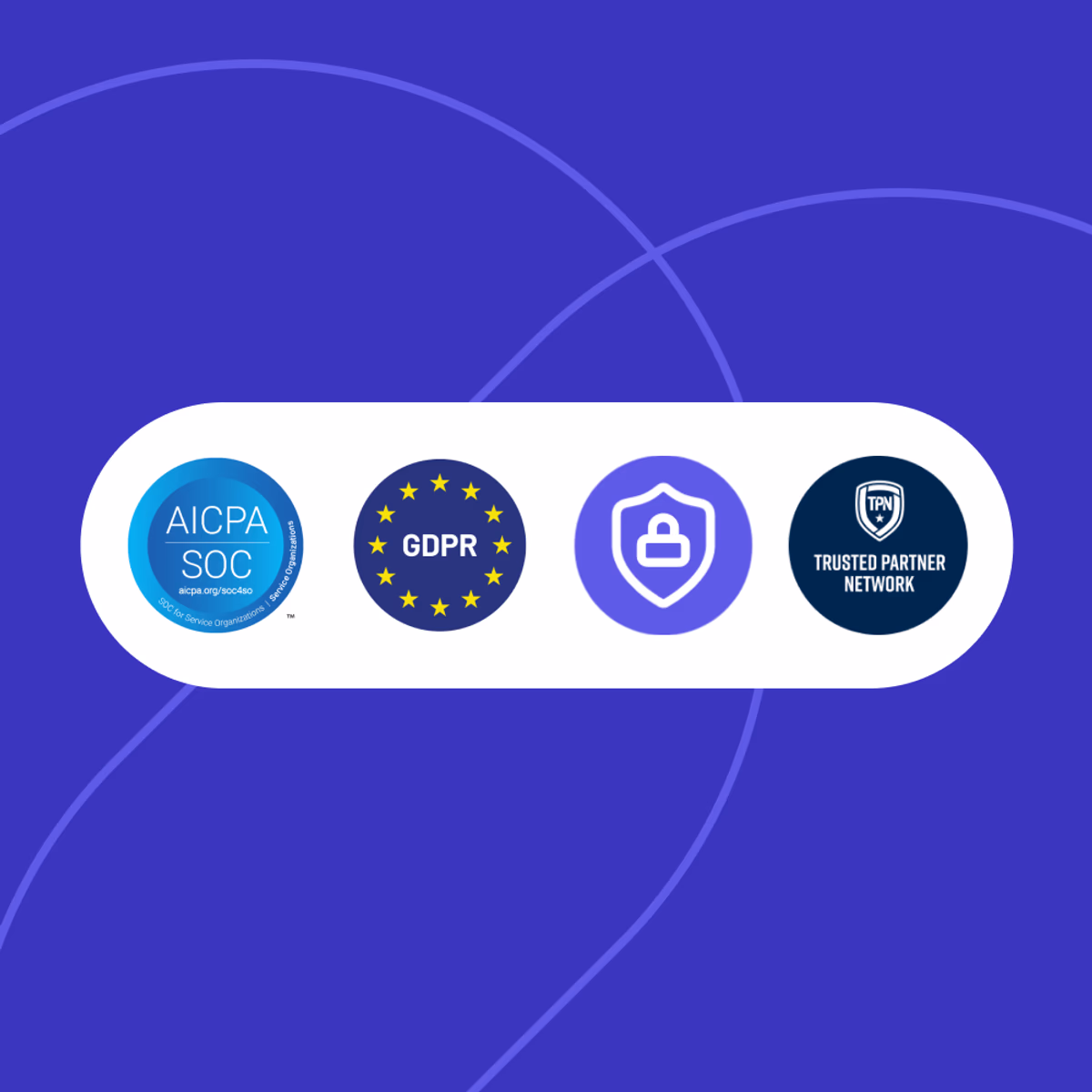 Enterprise-grade security badges